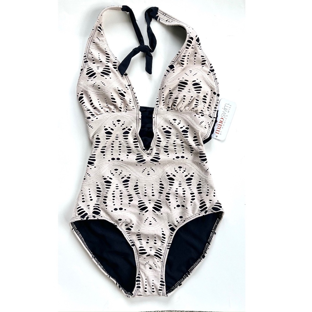 Maio Swim by Monica Wise White Lace One Piece NWT